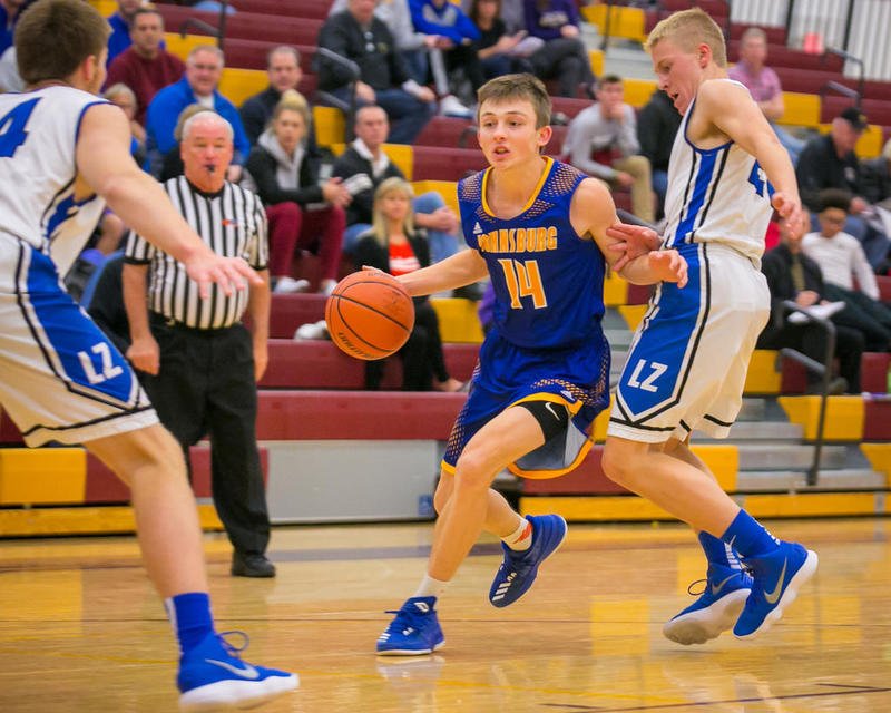 Pete Merkel working the championship game at the Richmond Thanksgiving Tournament.